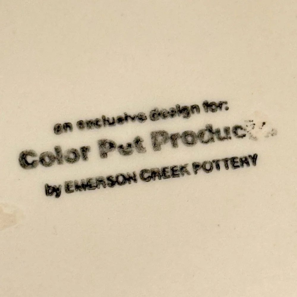 Emerson Creek Pottery Scotty Dog Bowl Dish 8